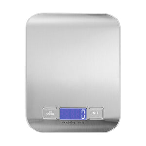 Kitchen Electronic Scale Household Food Baking Gram Measuring with LCD display and stainless steel surface